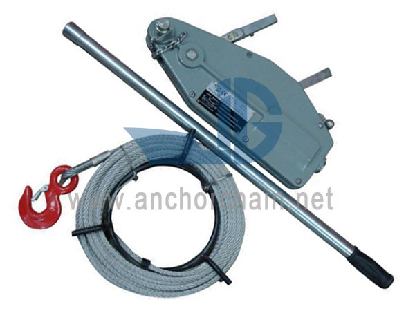 Aluminium Alloy Manual Lever Wire Rope Block