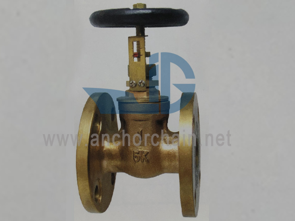 Kelas 150 Bronze 5K Gate Valves Open Close Indicator