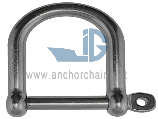 Tipe Lebar D-Shackle, SS304 ATAU SS316