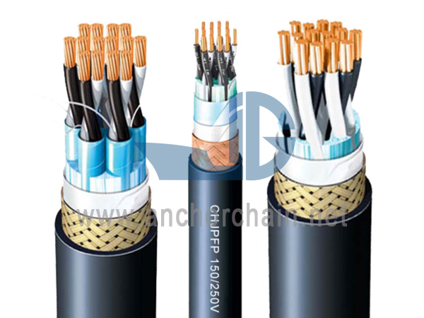 Kabel Komunikasi Kelautan Disaring tahan api 250V