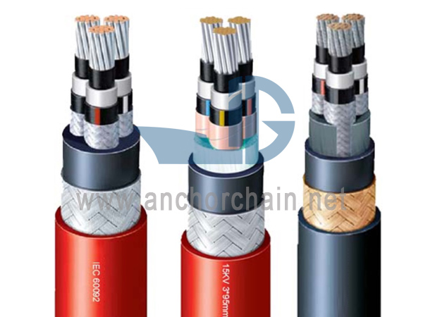 Kabel Listrik Kelautan Tegangan Menengah Tahan Api
