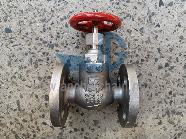 Katup Sudut Stainless Steel JIS F 7304 16K SCS16