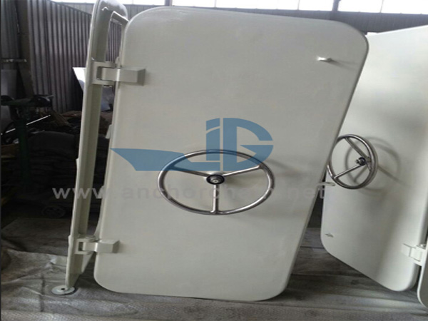 Marine Aluminium Quick Acting Weathertight Door dengan Central Handwheel