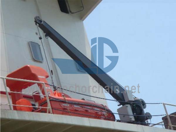 Perahu Penyelamat Lengan Tunggal Davit