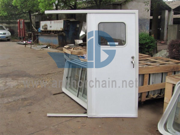 Pintu Aluminium Sisi Daun Tunggal untuk Ruang Roda