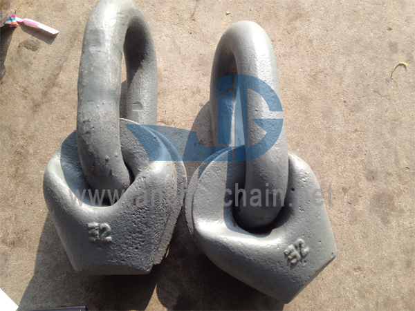 Thimble Padat Dengan Tautan Oval Untuk Tali Kawat Baja