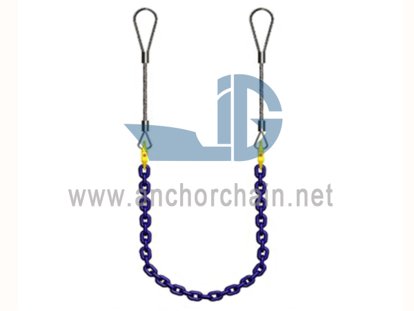 Sling Rantai Pengangkat Plat Baja
