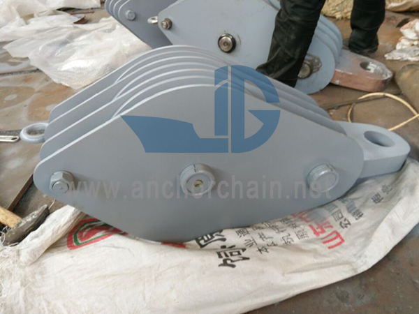 ZHC Series 4 Sheave Wire Rope Block Untuk Rahang Kapal