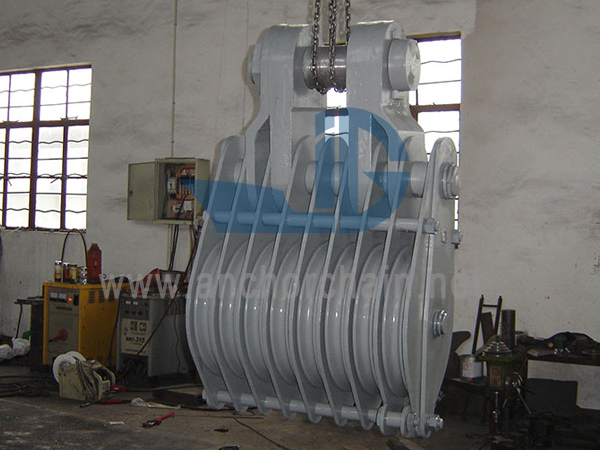 ZHC Series 8 Sheave Wire Rope Block Untuk Rahang Kapal